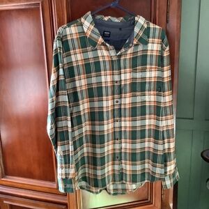 Prana women’s flannel shirt size L